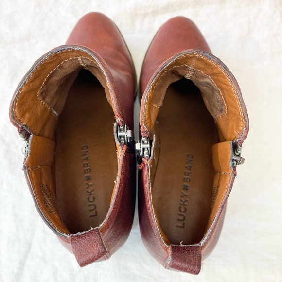 Lucky Brand Basel Leather Booties - Picture 10 of 15